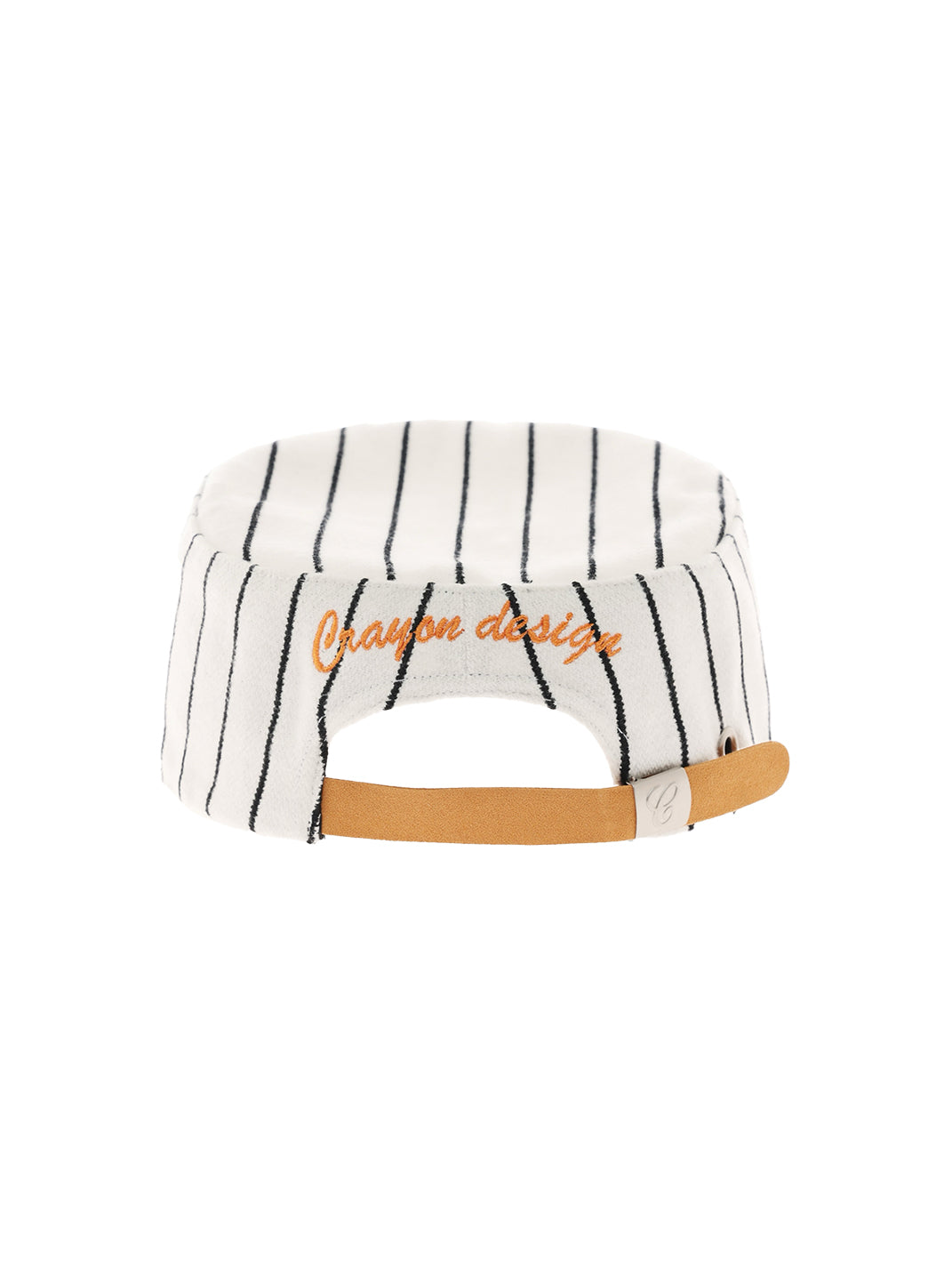 6CRAYON | Striped Wool Letter Embroidered Cap-Orange - PSYLOS 1, 6CRAYON | Striped Wool Letter Embroidered Cap-Orange, Hat, 6CRAYON•JAPAN, PSYLOS 1